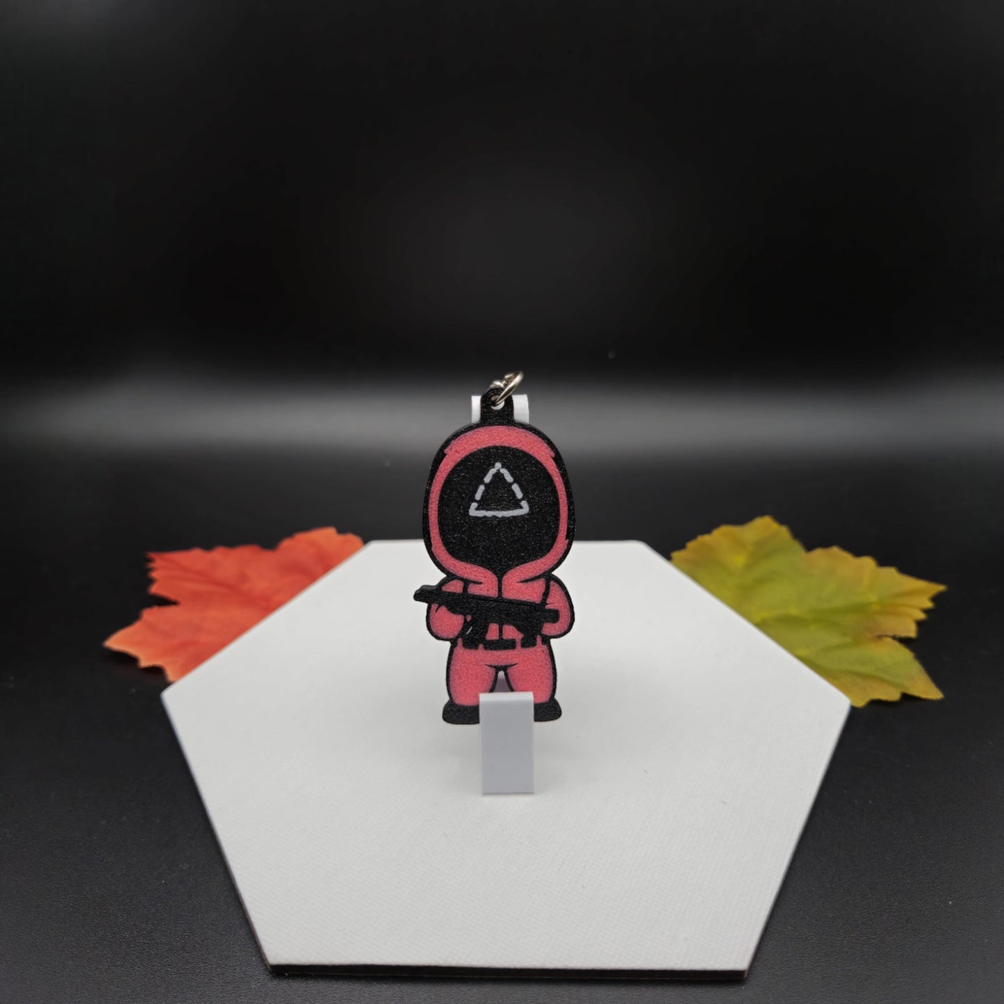 Squid Game Soldaten Schlüsselanhänger – Stylisch und Kultig!