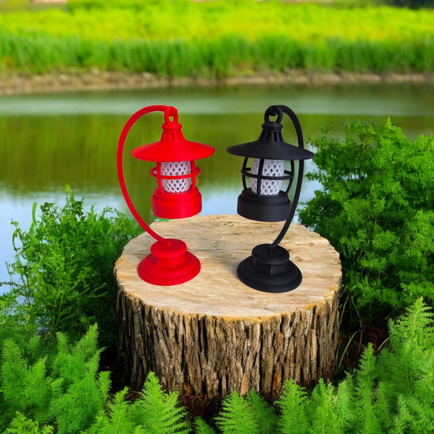 🏕✨ Mini Camping-Laterne mit LED-Teelicht – für stimmungsvolle Abende! ✨🏕