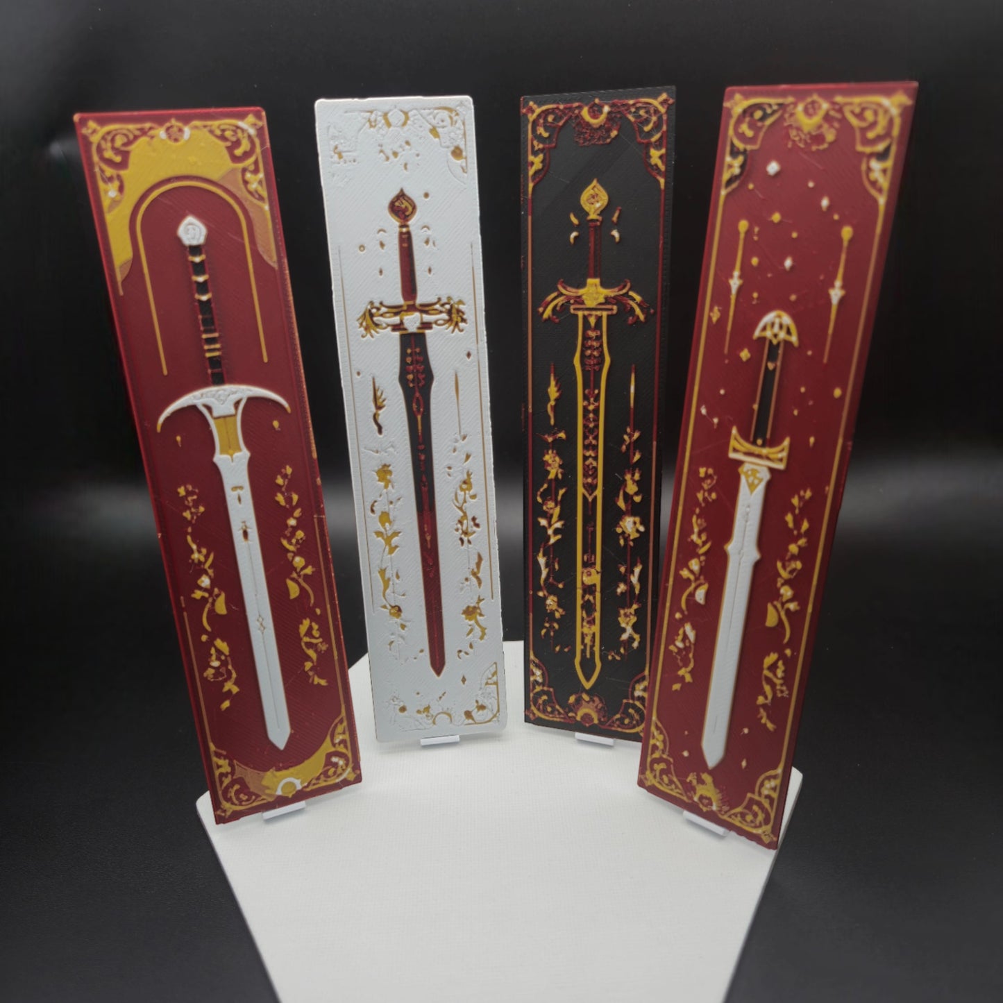 🔹 Magisches Elfen-Schwert Lesezeichen – 4er Set 🔹