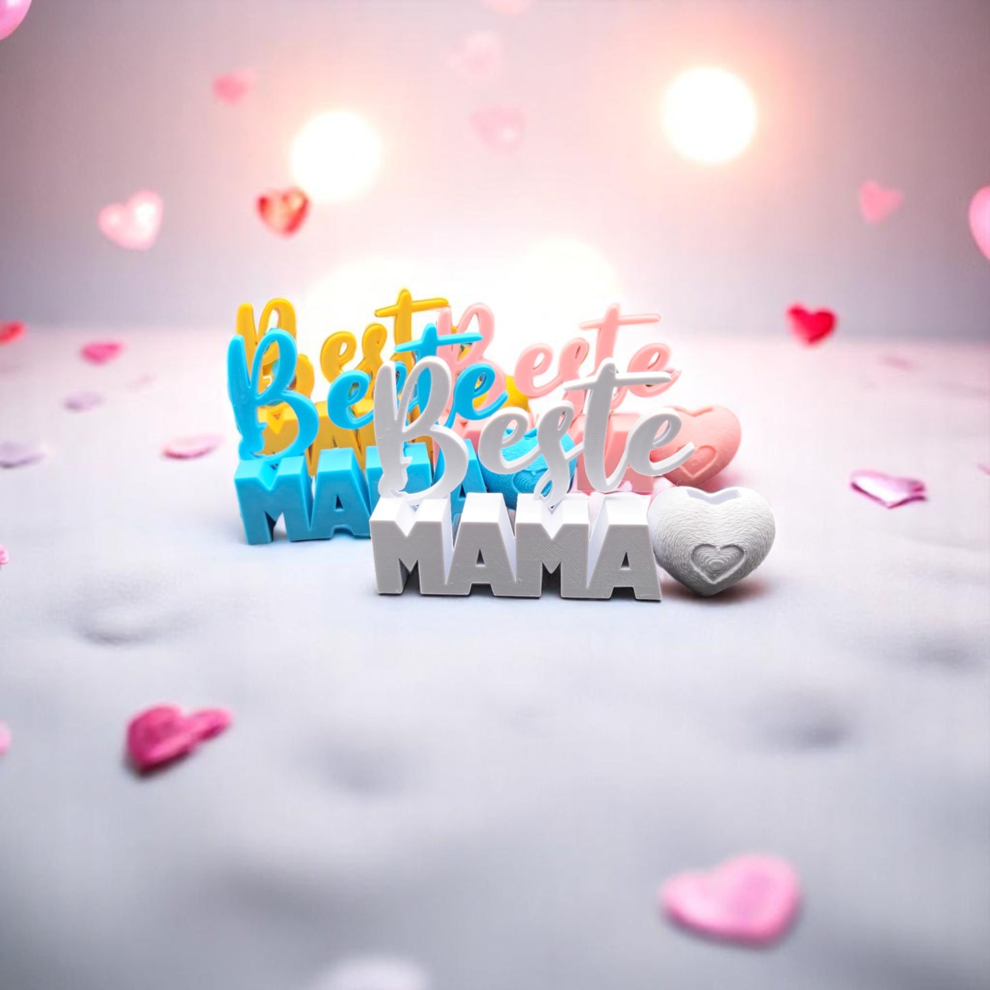 🌷 Kleine Vase „Beste Mama“ – Ein liebevolles Dankeschön 💝