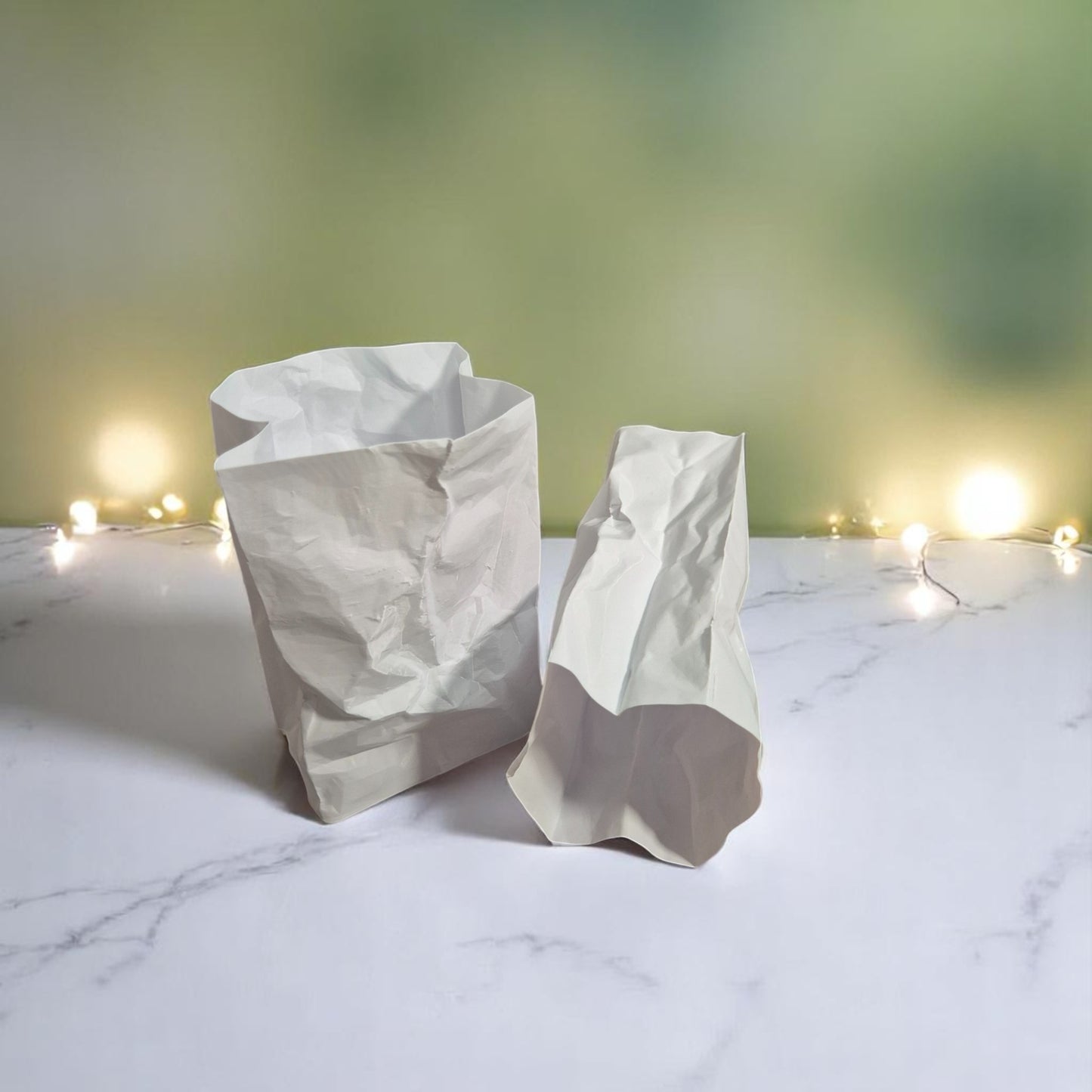 🌟 3D-Papiertüte „Retro Charme“ – Dekoration mit Twist 🌟