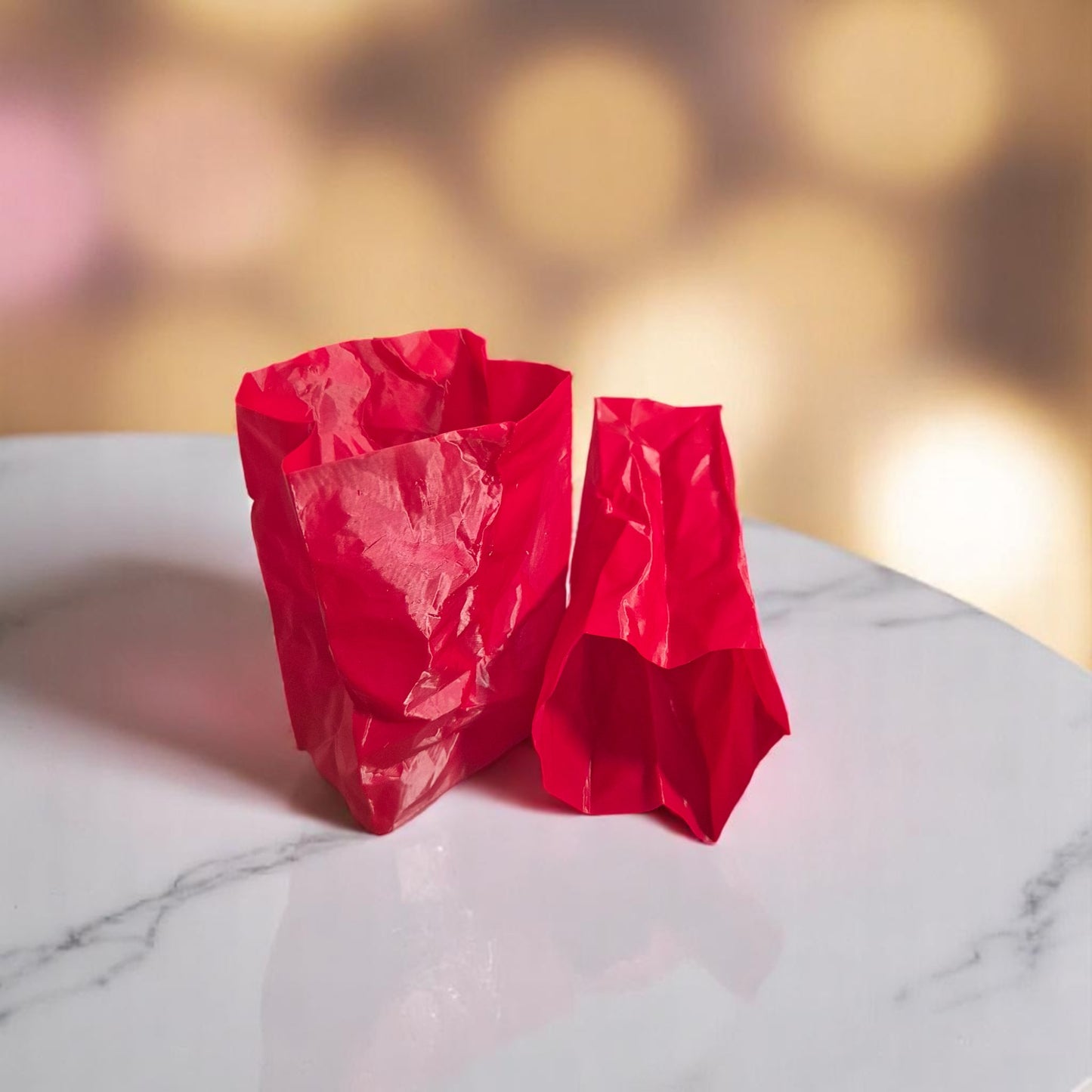 🌟 3D-Papiertüte „Retro Charme“ – Dekoration mit Twist 🌟