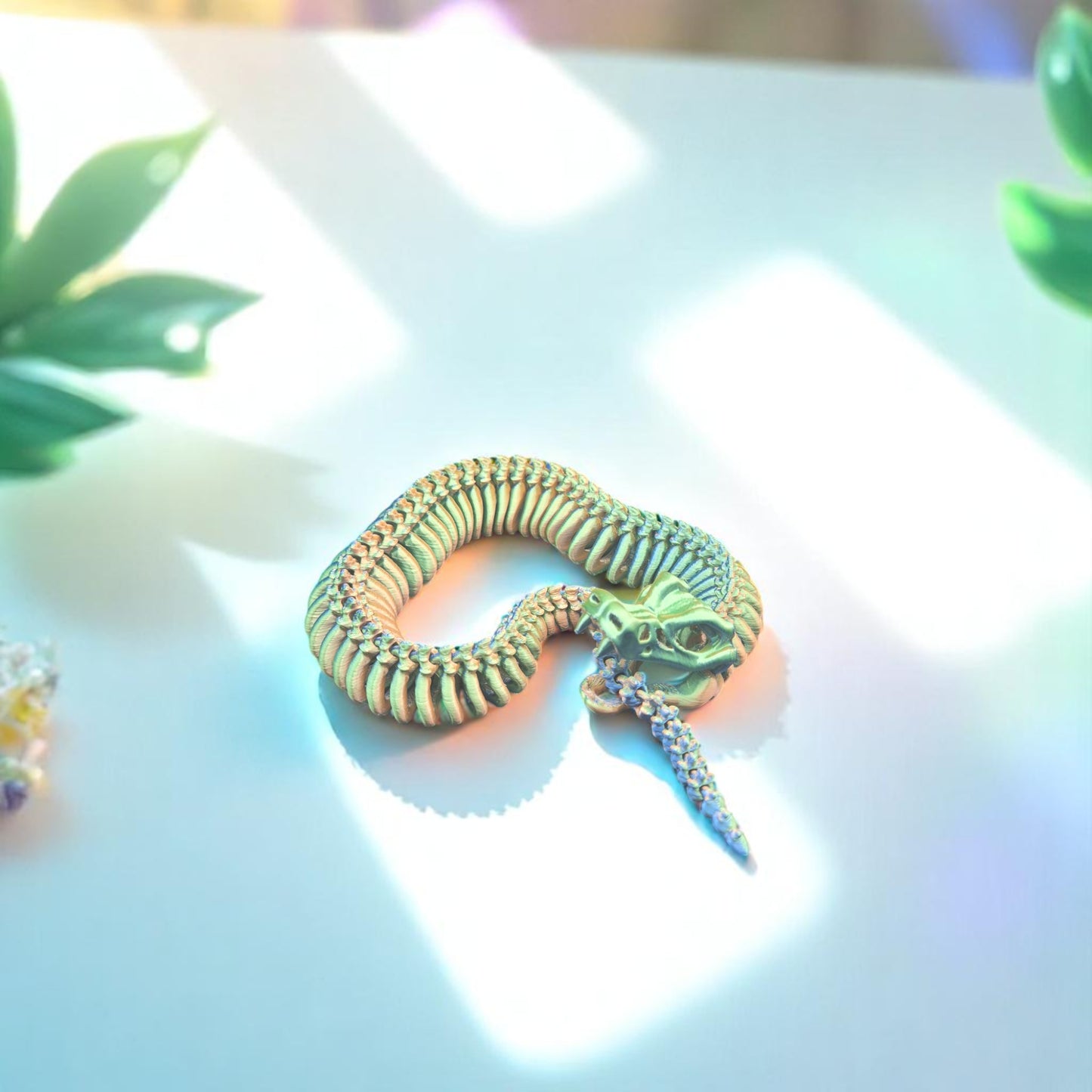 🦴 Skelettschlange – Beweglich, gruselig & faszinierend! 🐍
