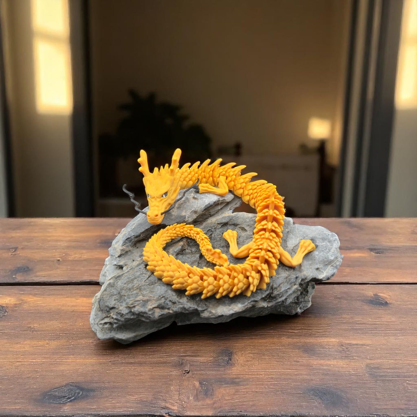 🟡 Goldener Shenron – Der legendäre Wunschdrache 🐉✨ (46 cm)