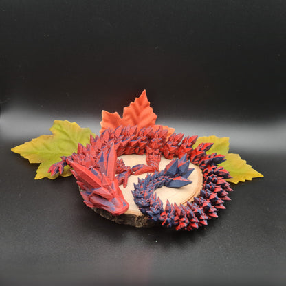 KristallDrache ca. 35cm  versch. Farben
