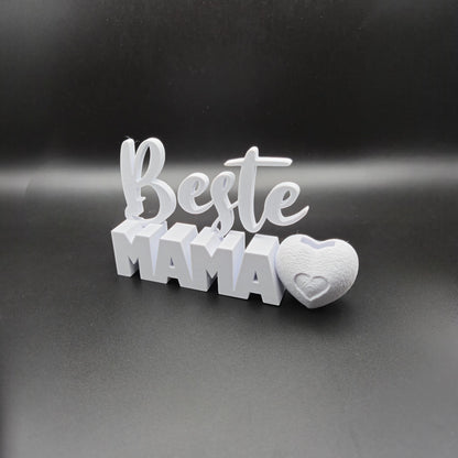 🌷 Kleine Vase „Beste Mama“ – Ein liebevolles Dankeschön 💝