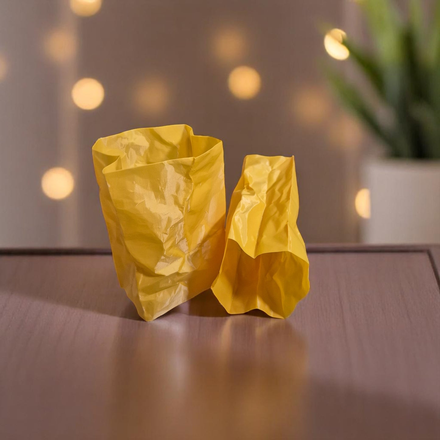 🌟 3D-Papiertüte „Retro Charme“ – Dekoration mit Twist 🌟
