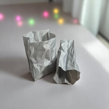 🌟 3D-Papiertüte „Retro Charme“ – Dekoration mit Twist 🌟