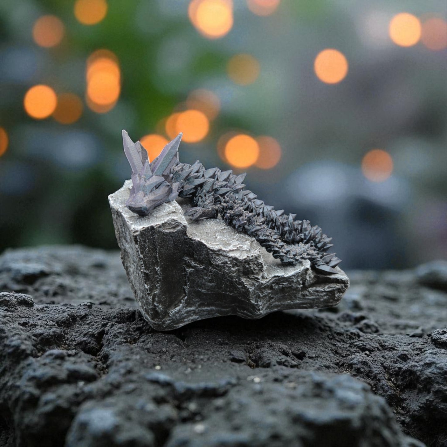 KristallDrache ca. 35cm  versch. Farben