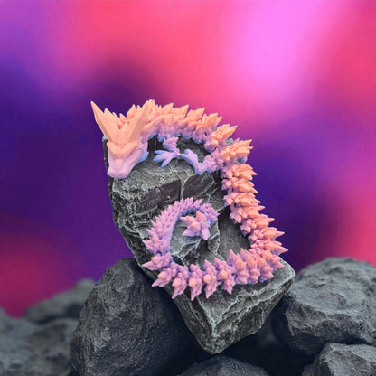 KristallDrache ca. 35cm  versch. Farben