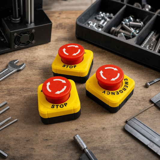Not-Aus Clicker  – 3D-gedrucktes Mini-Gadget